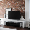 Copenhagen TV Stand - White/Black for TVs up to 80"