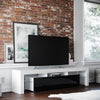 Copenhagen TV Stand - White/Black for TVs up to 80"