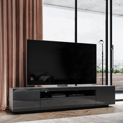 Samso TV Stand - Graphite Grey for TVs up to 85"