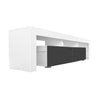 Copenhagen TV Stand - White/Grey for TVs up to 80"