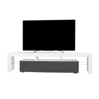 Copenhagen TV Stand - White/Grey for TVs up to 80"